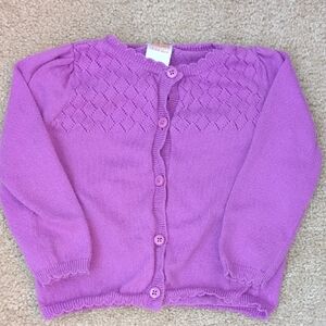 Gymboree Lavender Cardigan Sweater